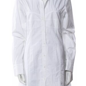 NICHOLAS Elegant White Shirt Dress